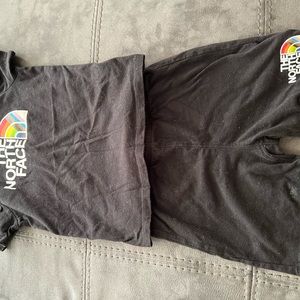 Northface toddler short set